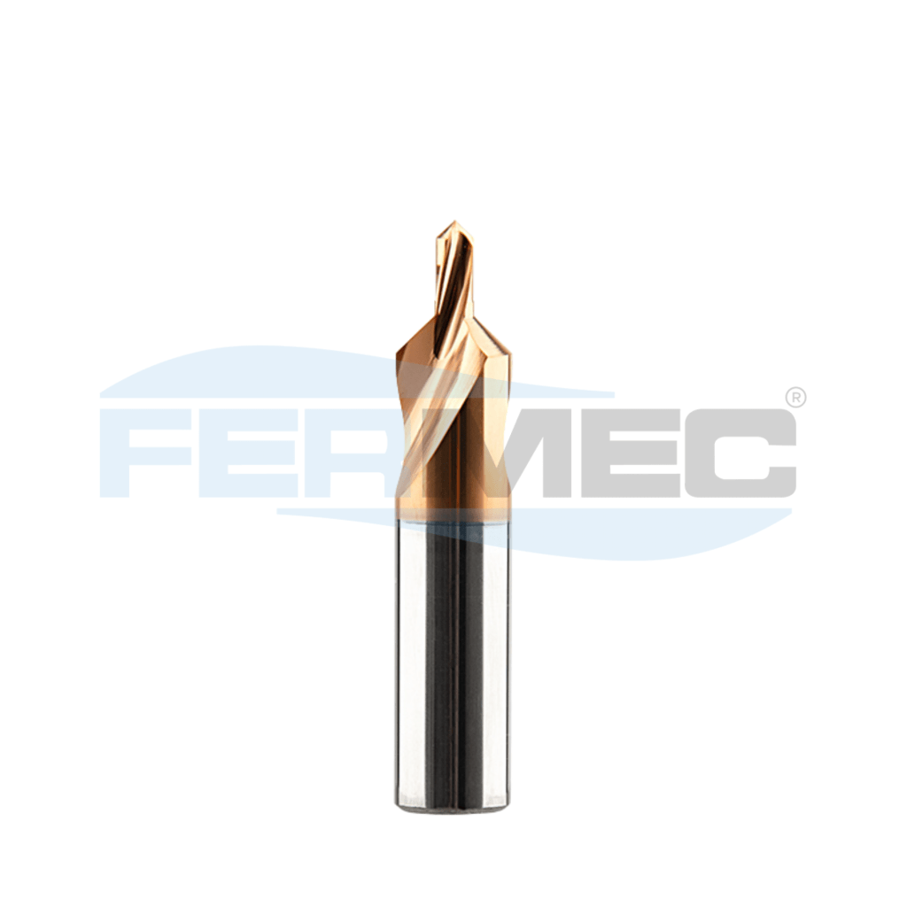 Broca Escalonada Metal Duro: Furo e Chanfro em Uma Única Operação