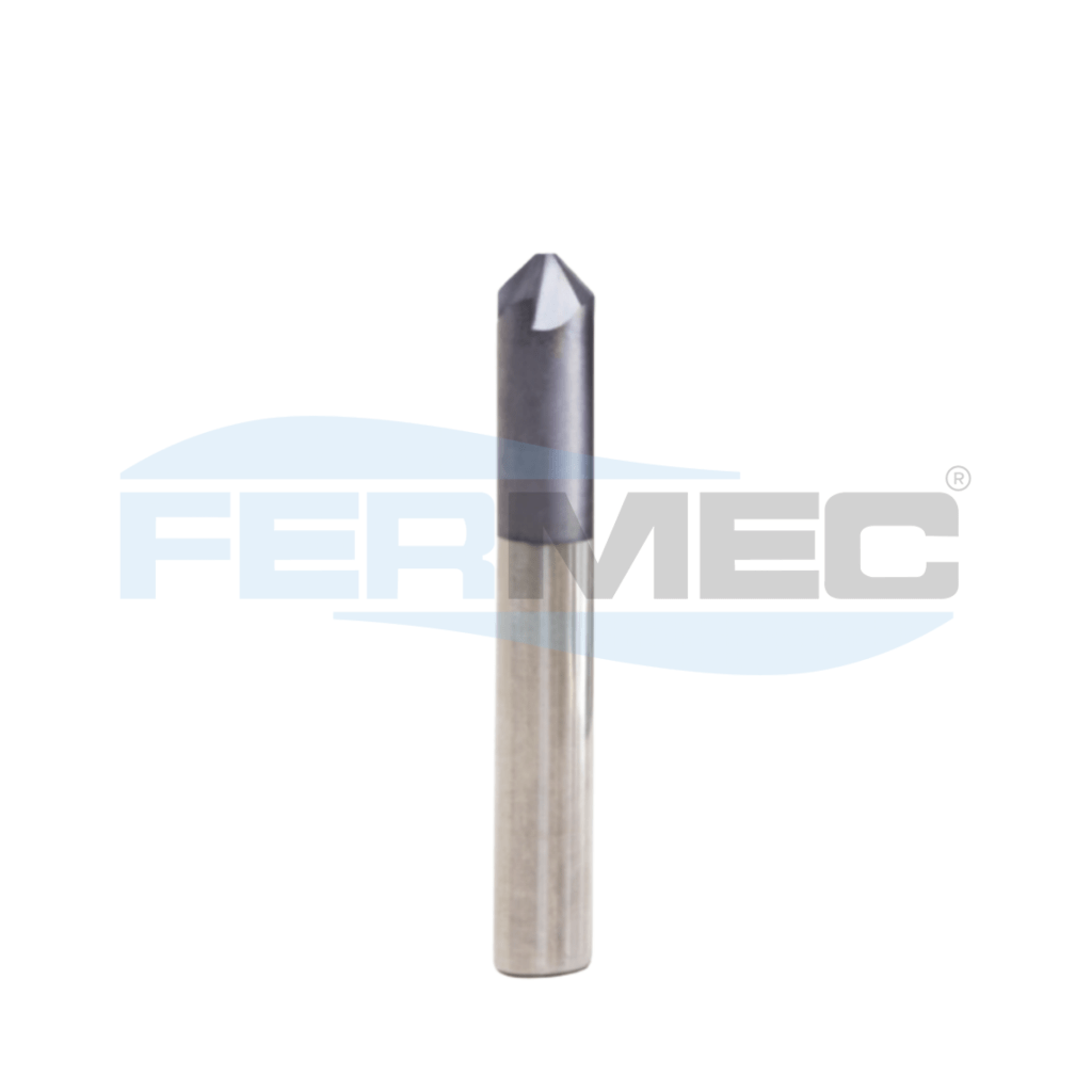 Fresa Chanfradeira Metal Duro 45° e 90°: Chanfros Precisos em&nbsp;CNC