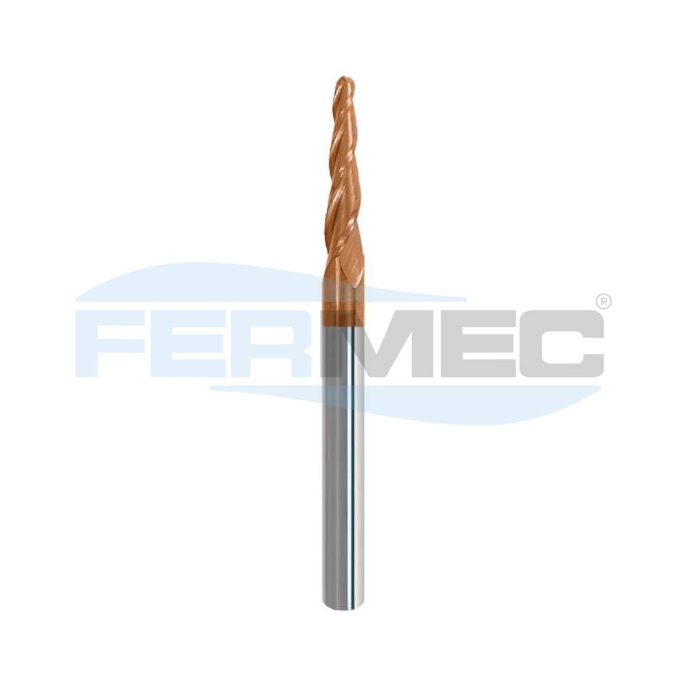 Fresa Cônica Metal Duro 2° a 30°: Gravação, Ranhuras Cônicas e&nbsp;Desmoldagem