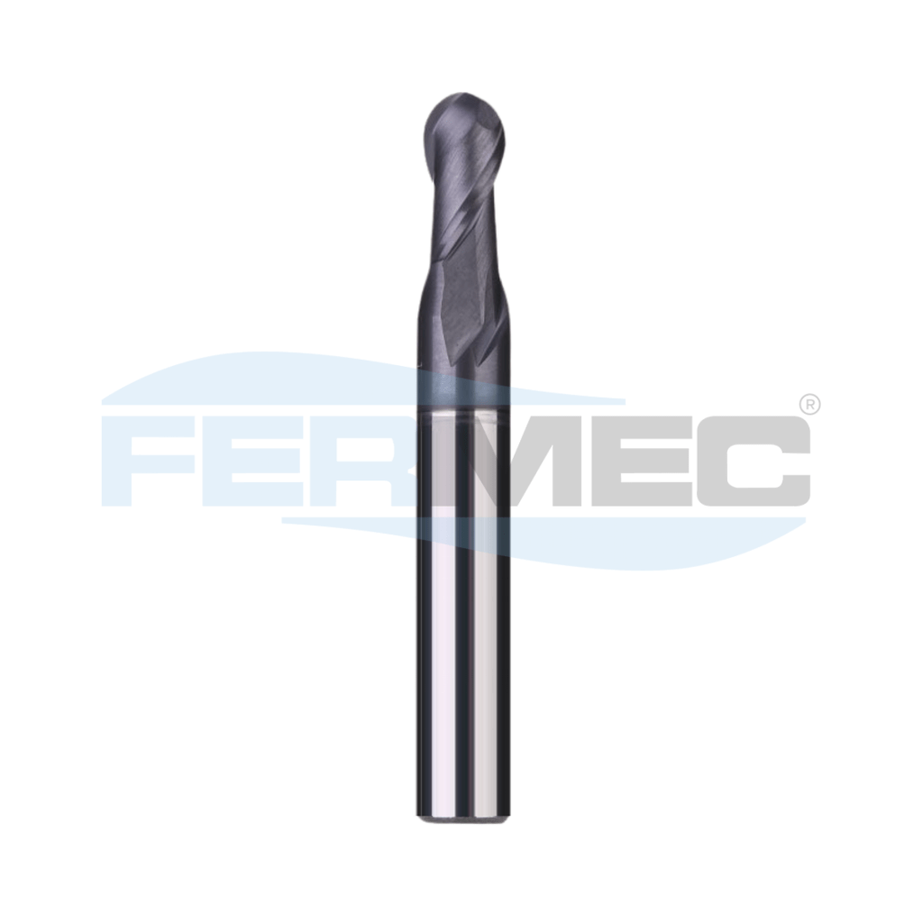 Fresa Esférica Metal Duro Ball Nose 45HRC: Acabamento de Superfícies&nbsp;3D