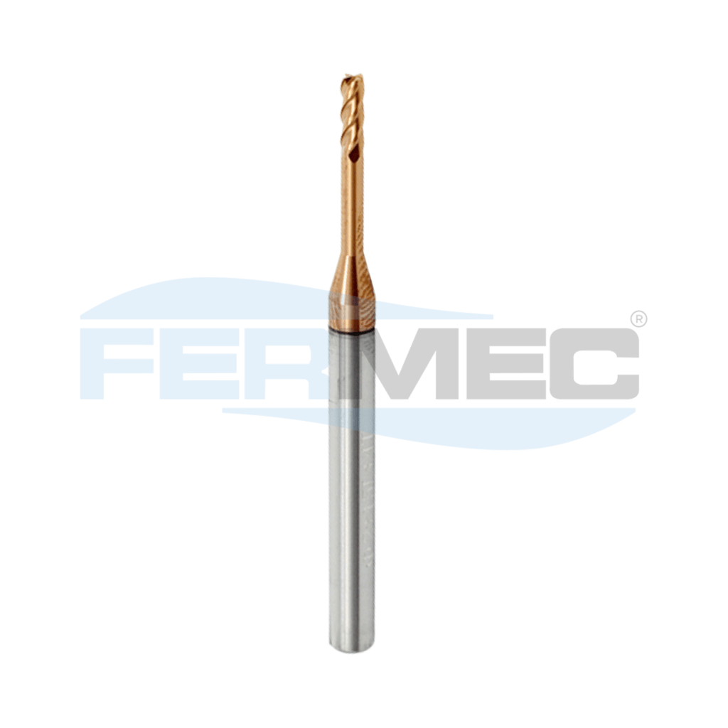 Fresa Topo Metal Duro 55HRC: Fresamento de Inox e Aços&nbsp;Duros